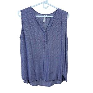 Grand & Greene Red, White & Blue Sleeveless Top Size Large